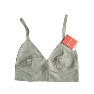 SPANX Heather Grey Cotton Comfort Bralette Size XS
